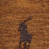 Borsa donna a secchiello in rafia marrone 428955892 002 RALPH LAUREN 