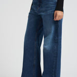 Jeans donna a palazzo 1996 d-sire denim scuro A06925 09I2701 DIESEL 
