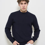 Maglia uomo girocollo blu GMP00841 P00066250486 GOLDEN GOOSE 