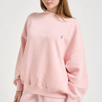 Felpa donna girocollo rosa 211A96258 002 RALPH LAUREN 