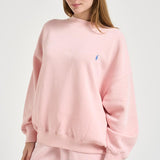 Felpa donna girocollo rosa 211A96258 002 RALPH LAUREN 