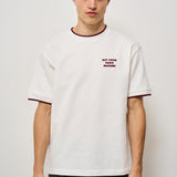 T-shirt uomo girocollo panna e bordeaux TS262 CO167OW DROLE DE MONSIEUR 