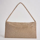 Borsa donna a spalla oro 0016060 RHINESTONE BENEDETTA BRUZZICHES 