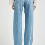 Jeans donna Stovepipe Straight in denim chiaro 7U4N0U03 U7IRI 7 for all Mankind 
