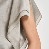 Camicia donna in organza semilucida grigia E06023 970 PESERICO 