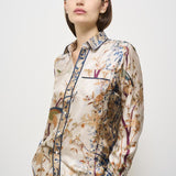 Camicia donna in seta Aloe fantasia 10642 514714 PIERRE-LOUIS MASCIA 