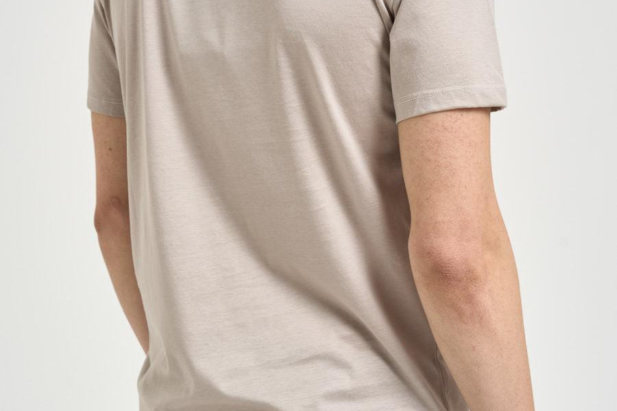 T-shirt uomo girocollo beige SH000760 BEIGE ACCADEMIE TESSILI 