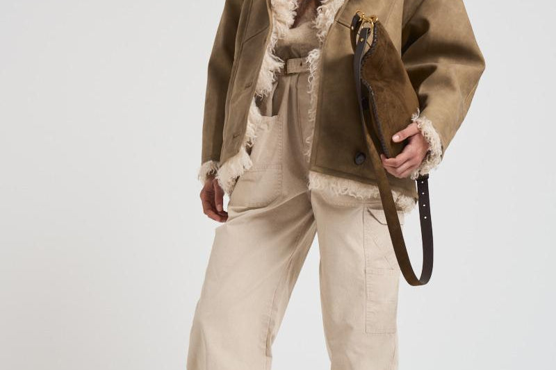 Giubbotto donna Clea beige MA0427FA C3A01E50TA MARANT ETOILE 