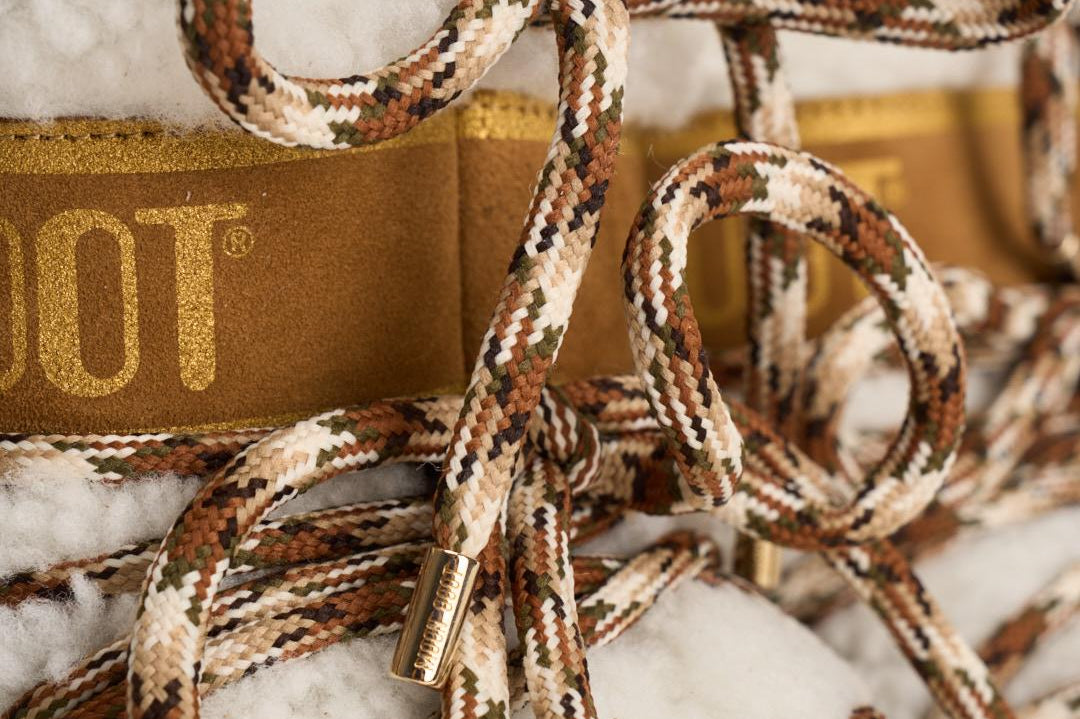 Stivale donna da neve cammello e bianco 1409580 MA03WHISKYOFFWHITE MOON BOOT 