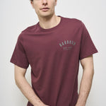 T-shirt uomo girocollo bordeaux MTS0502 PU12 BARBOUR 