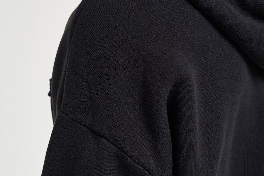 Felpa uomo cappuccio nera HIPX 032K AUTRY 