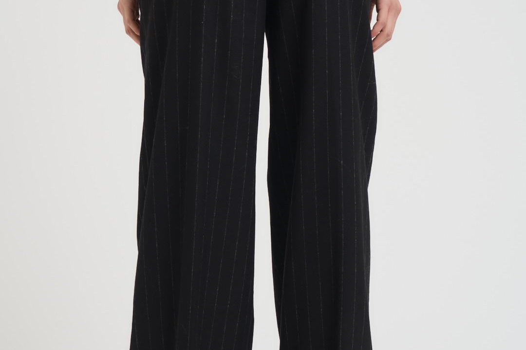 Pantalone donna sartoriale nero 14317 8002NOIR FORTE FORTE 