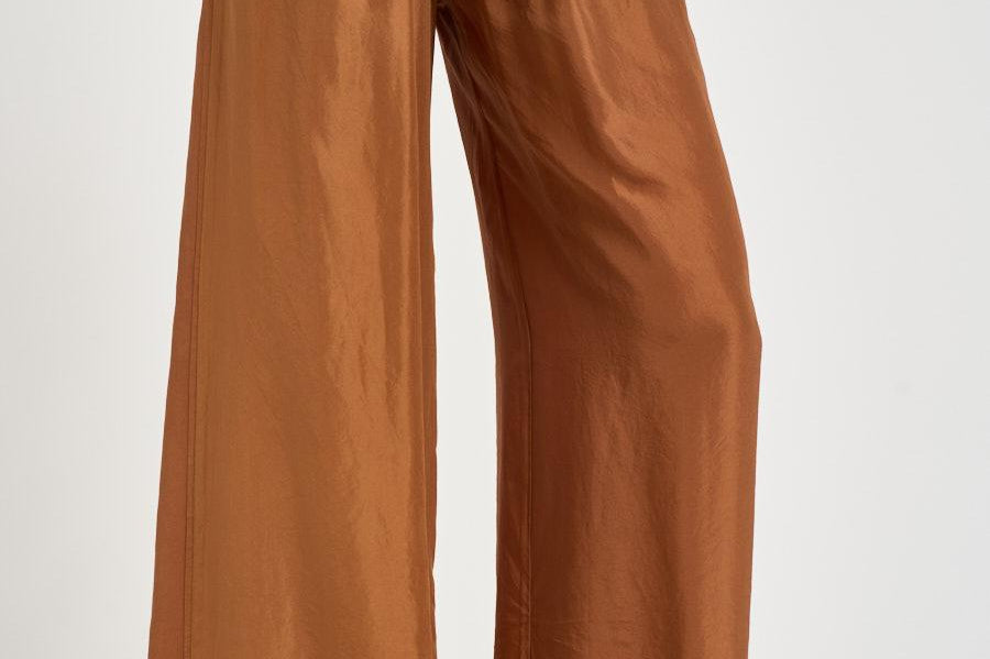 Pantalone donna satinato coccio 14862 3075 FORTE FORTE 