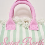 Borsa donna Colette a righe verde COLETTE 03756H MC2 SAINT BARTH 