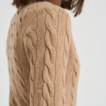 Cardigan donna cammello 211972104 001 RALPH LAUREN 