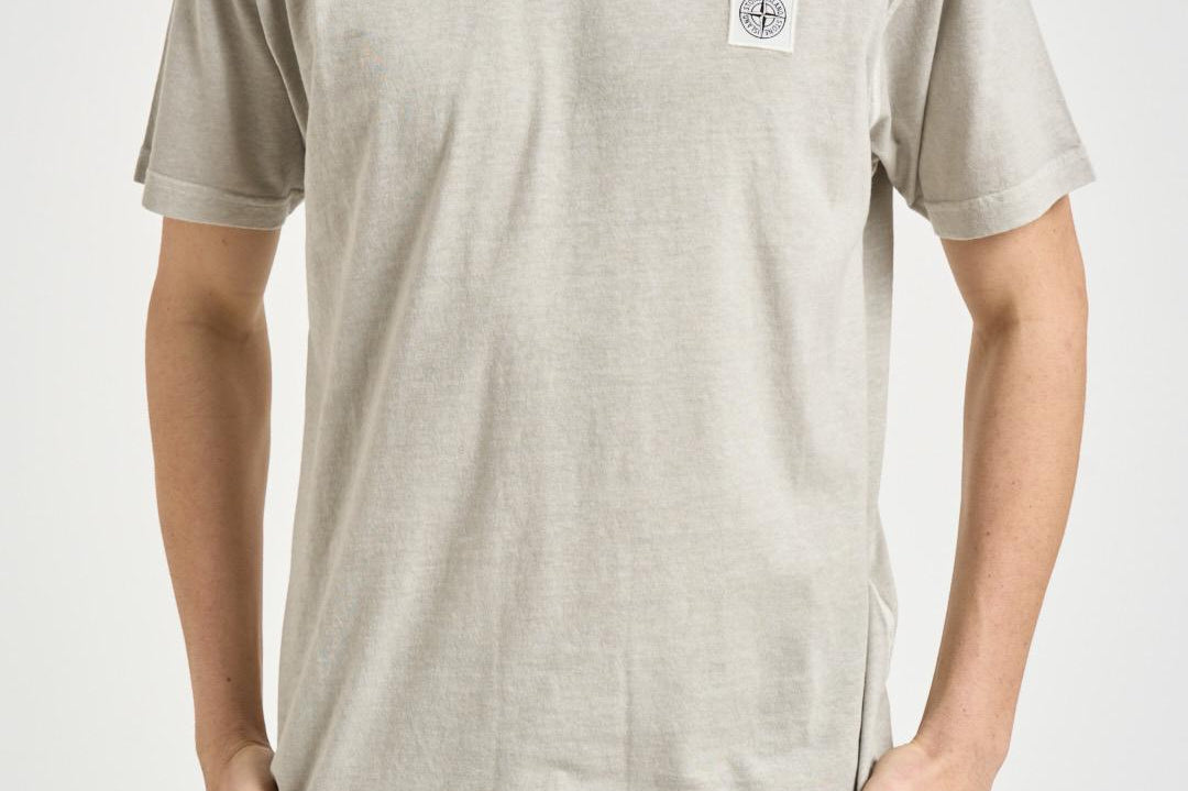 T-shirt uomo girocollo grigio melange 2100026 S0057V0161 STONE ISLAND 