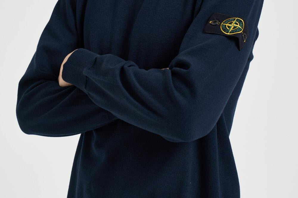 Maglia uomo girocollo blu 5100053 S00B2V0020 STONE ISLAND 