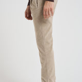 Pantalone uomo con pence in velluto a coste tortora RETRO DV0500XBEIGE BERWICH 