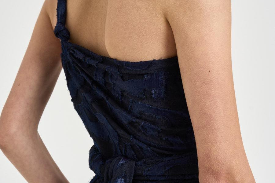 Top donna drappeggiato blu HT0874FA D2K04IFADEDNIGHT ISABEL MARANT 