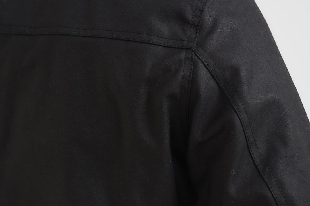 Gicca uomo in cotone cerato Ogston nero MWX0700 BK11 BARBOUR 
