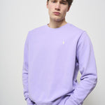 Felpa uomo girocollo lilla 710916689 028 RALPH LAUREN 