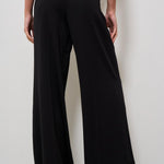 Pantalone donna Saby a palazzo nero SABY BLACK IRO 