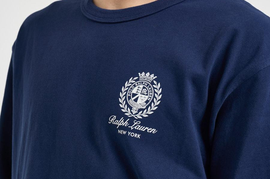 T-shirt uomo girocollo blu 710A13265 003 RALPH LAUREN 