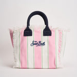 Borsa donna colette a righe rosa e bianca COLETTE 02598L MC2 SAINT BARTH 