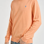 Maglia uomo girocollo arancione pastello 710890558 514 RALPH LAUREN 