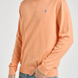Maglia uomo girocollo arancione pastello 710890558 514 RALPH LAUREN 