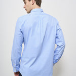 Camicia uomo a righe celeste 710929344 018 RALPH LAUREN 