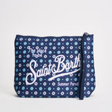 Pochette donna Aline fantasia floreale blu ALINE 00684L MC2 SAINT BARTH 