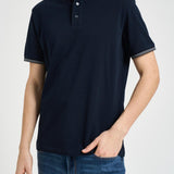 Polo uomo blu e bianca EM005842 AF12955UB118 EMPORIO ARMANI 