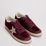 Sneakers Ballstar donna bordeaux GWF00117 F00747640533 GOLDEN GOOSE 