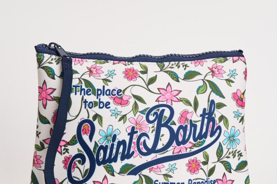 Pochette donna Aline con stampa floreale multicolor ALINE 03676 MC2 SAINT BARTH 