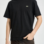 T-shirt uomo girocollo nera TH7318 031 LACOSTE 