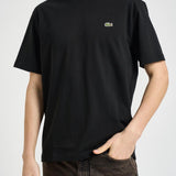 T-shirt uomo girocollo nera TH7318 031 LACOSTE 