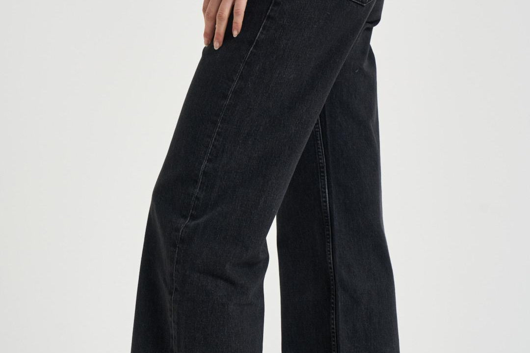 Jeans donna Hugh in denim nero 1134 009VINTAGEBLACK ANINE BING 