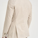 Giacca uomo in misto cotone e lino beige SERENIOLD R7002BEIGE ACCADEMIE TESSILI 