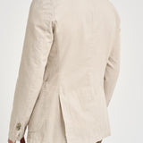 Giacca uomo in misto cotone e lino beige SERENIOLD R7002BEIGE ACCADEMIE TESSILI 