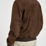 Giubbotto uomo in suede marrone RIVERSIDE SUEDE126 THE JACK LEATHERS 