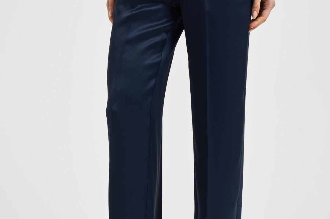 Pantalone donna Jared blu navy F6SS80 N08 LIVIANA CONTI 