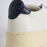 Sneakers uomo in pelle bianca con spoiler AULM LL12 AUTRY 