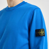Felpa uomo girocollo azzurra 6100060 S0051V0022 STONE ISLAND 