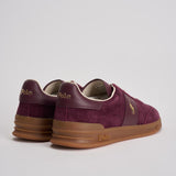 Sneakers uomo in suede e pelle bordeaux 809973707 003 RALPH LAUREN 