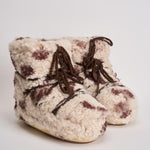 Stivale donna MB ICON LOW CURLY con stampa cow 1409690 MM04YELLOWPINK MOON BOOT 