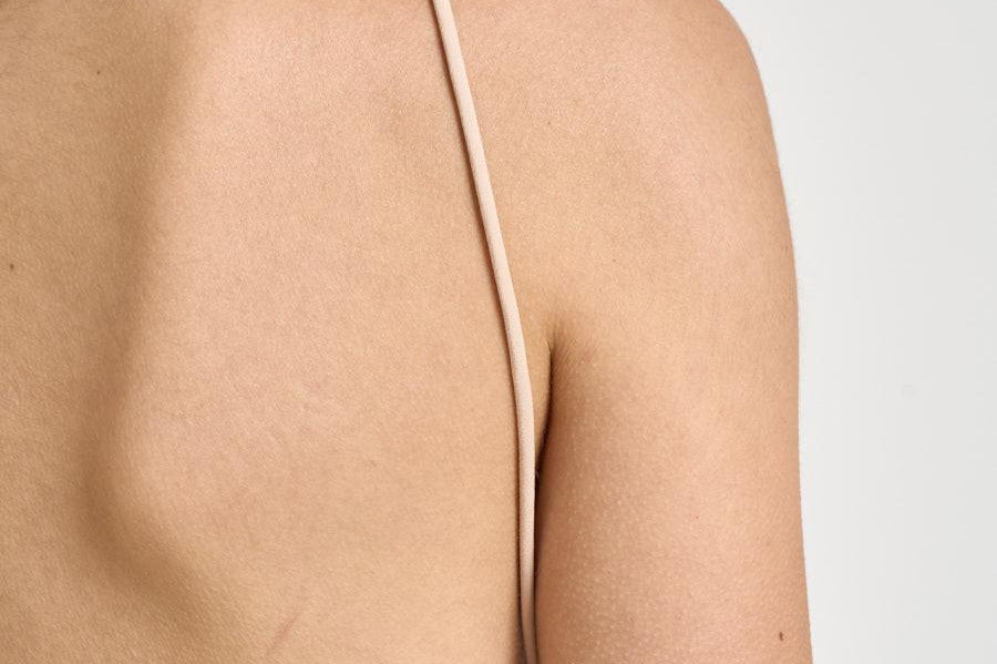 Abito donna lungo cipria macramè e frange TM190163A PEACH THE ANDAMANE 