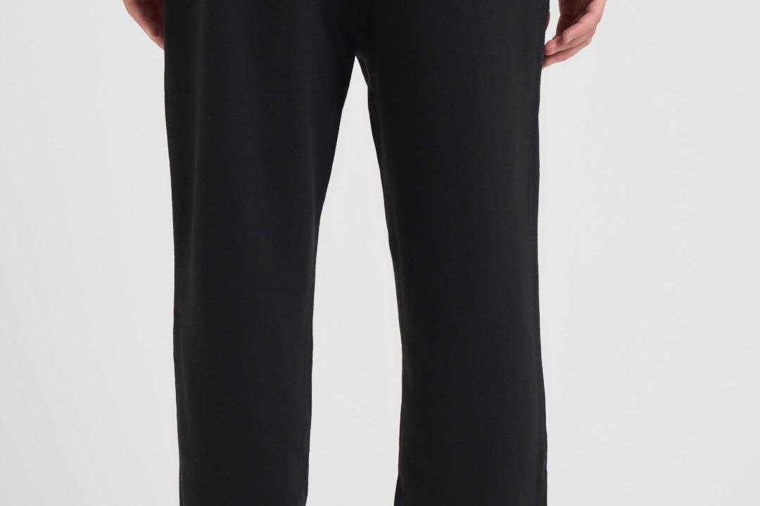 Pantaloni uomo da jogging in felpa neri 710793939 001 RALPH LAUREN 