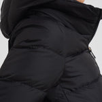 Piumino donna in nylon midi nero PI0660D 9389 HERNO 