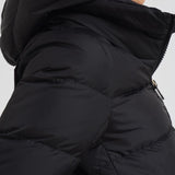 Piumino donna in nylon midi nero PI0660D 9389 HERNO 